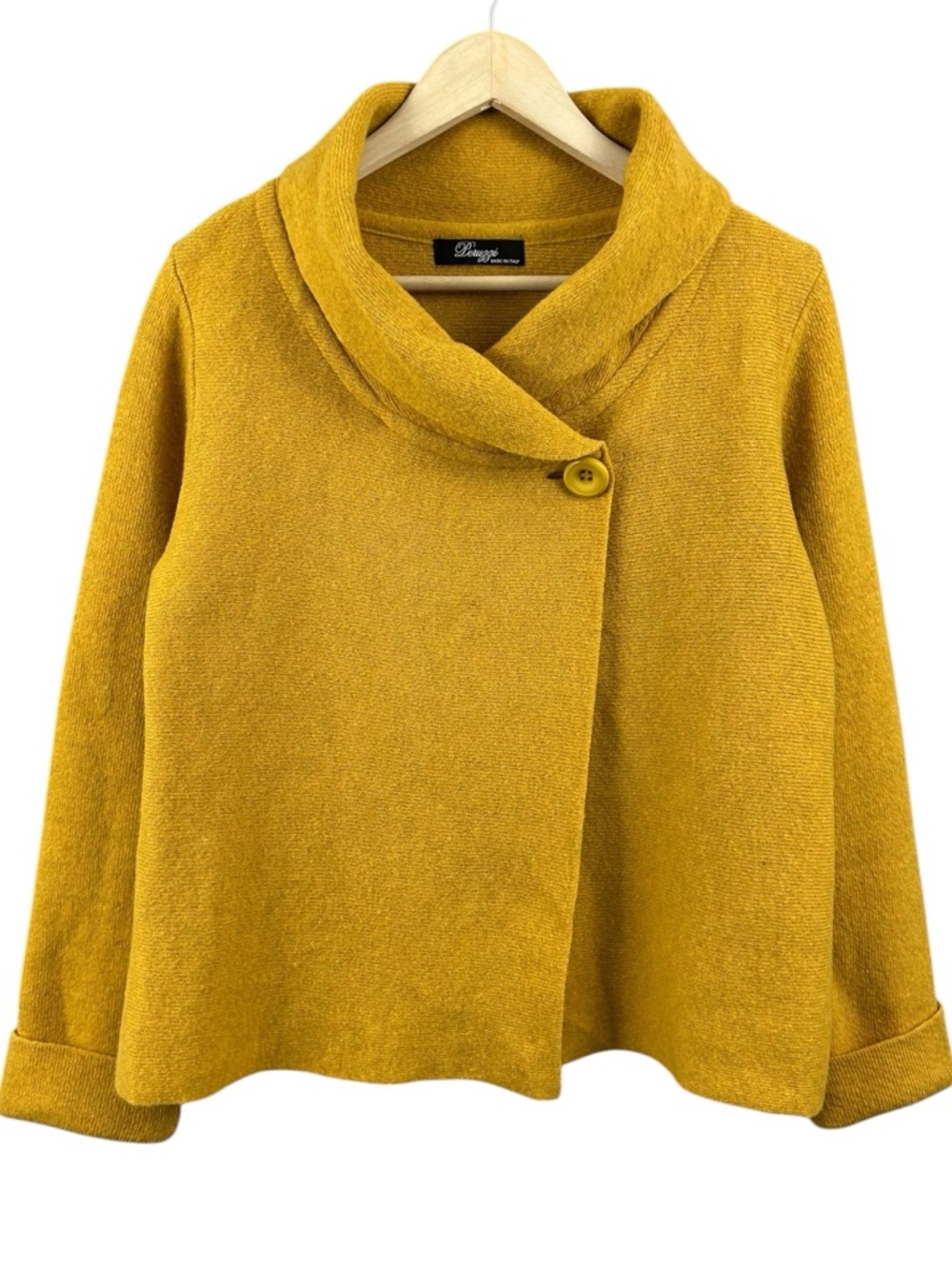 Peruzzi Made In Italy Wool Blend Cardigan Size Medium